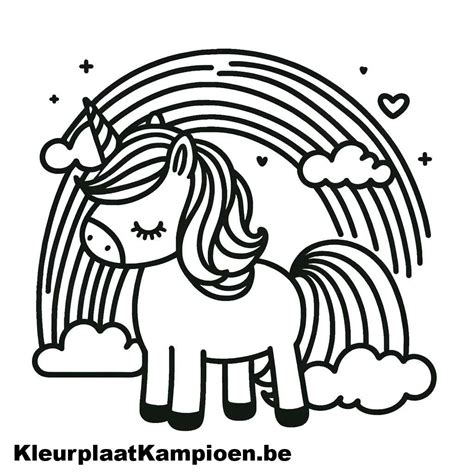 Download En Print Je Favoriete Unicorn Kleurplaten Kleurplaat