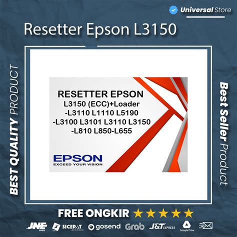 Jual Aplikasi Resetter Epson L Ecc Loader L L L L