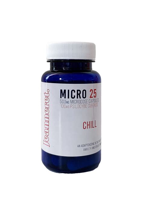 Buy Jeanneret Botanical Micro 25 Chill Microdose Mushroom Capsules