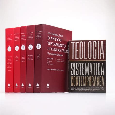 Kit 6 Livros Antigo Testamento Interpretado Teologia Sistemática