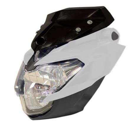 Farol Completo Yamaha Fazer 250 2018 Em Diante Branco lâmpada Led