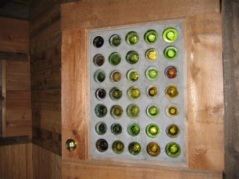 Glass Bottle Bottom Windows Recycled House Glass Bottles