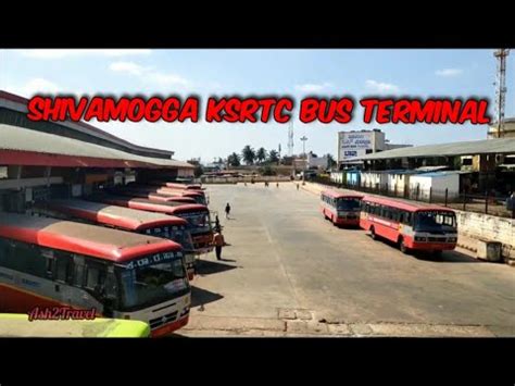 Ksrtc Bus Terminal Shivamogga Huge Bus Stand Youtube