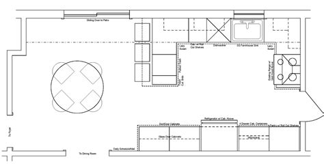 Small Peninsula Kitchen Layout Templates