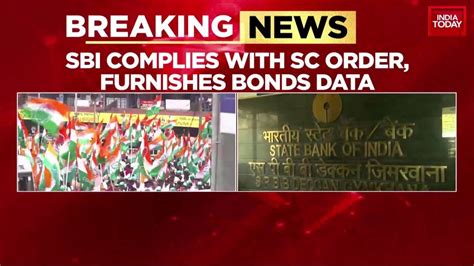 Sbi Submits Electoral Bond Details To Supreme Court And Election