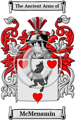 McMenamin Name Meaning, Family History, Family Crest & Coats of Arms