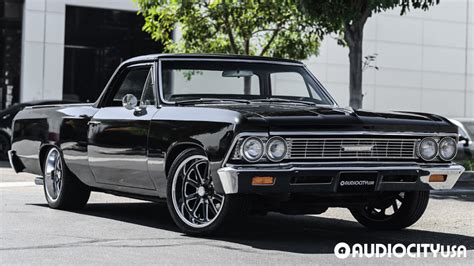 1966 Chevrolet El Camino On 18 U S Mags Wheels Rambler U117 Gloss