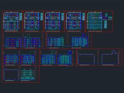 Centro Comercial En Autocad Librería Cad