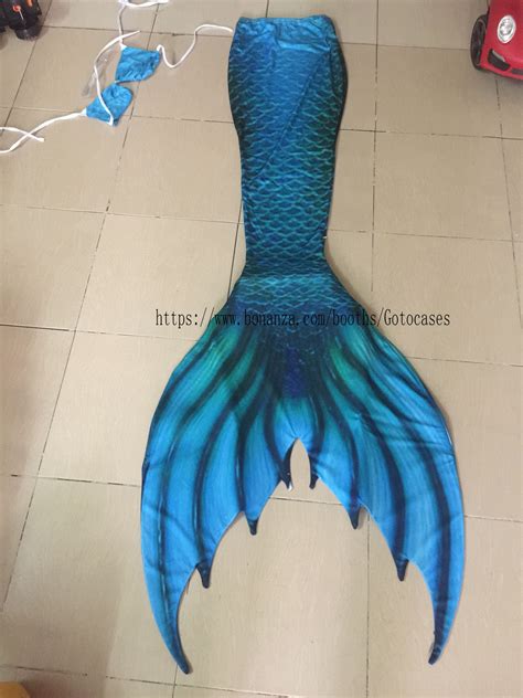 Swimmable Mermaid Tail with Monofin, Adult Swimmable Mermaid Tail, Kids ...