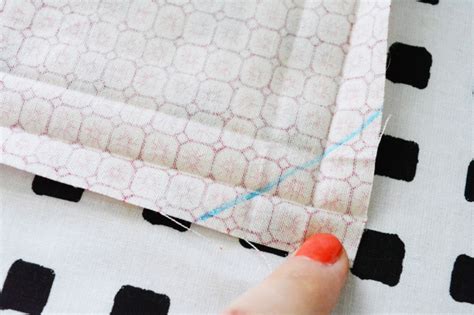 How To Sew Mitered Corners Colette Blog