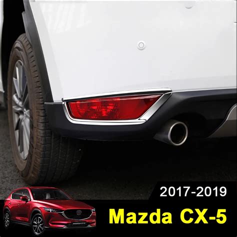 Cubierta De Luz Antiniebla Trasera Cromada Para Mazda CX5 CX 5 2017