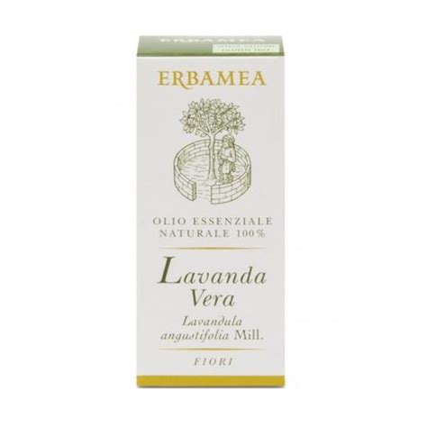 Erbamea Lavanda Vera Olio Essenziale 10ml Olio Aromaterapico 100