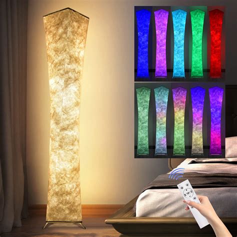 Lithomy Floor Lamp RGB Dimmable Color Changing LED Lamp With Alexa APP