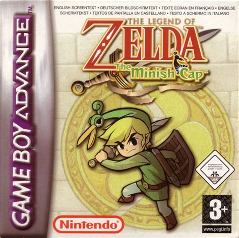 The Legend Of Zelda The Minish Cap 2004 Box Cover Art Mobygames