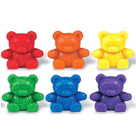 Amazon.com: Learning Resources Bear Counters Set, Counting, Color ...