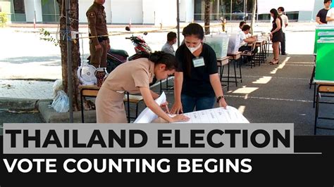 Thailand Election Vote Counting Gets Underway Youtube