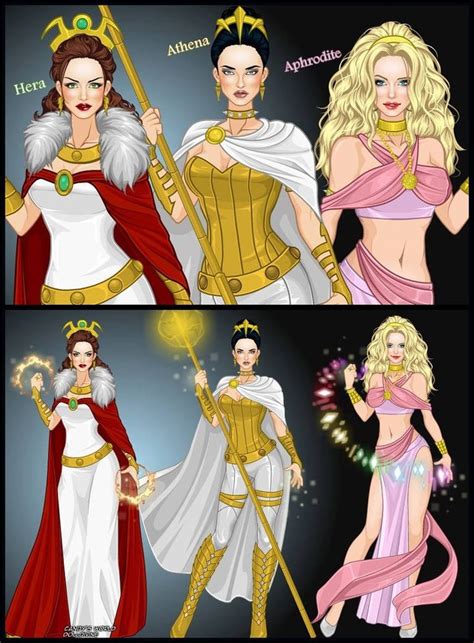 For The Fairest Hera Athena And Aphrodite By LadyRaw90 Greek