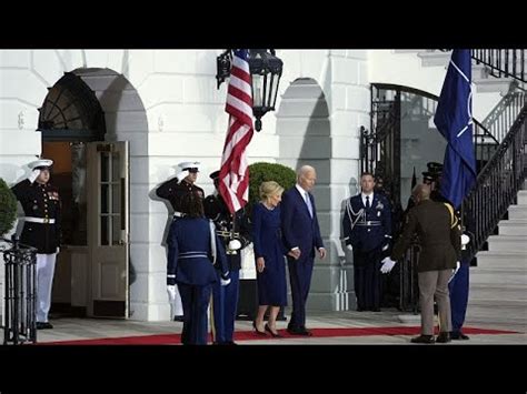 NATO Abendessen im Weißen Haus Bidens Gesundheit auf dem Prüfstand