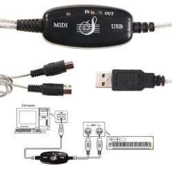 Cable Adaptador Usb A Interface De Teclado Pc Midi Laptop 141 75 En