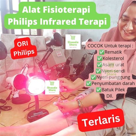 Jual 𝑷𝑹𝑶𝑴𝑶 Alat fisioterapi set Lampu Terapi infra red infra merah