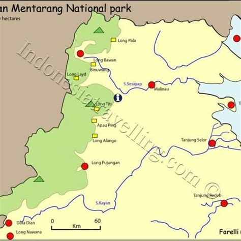 The Map Of The Kayan Mentarang National Park Download Scientific Diagram