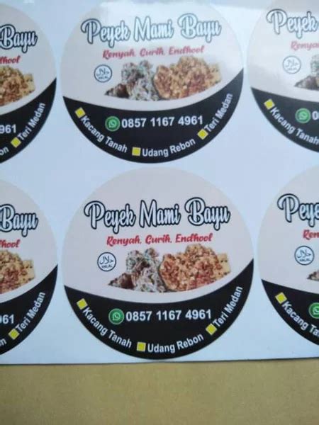 Detail Contoh Stiker Makanan Koleksi Nomer 55