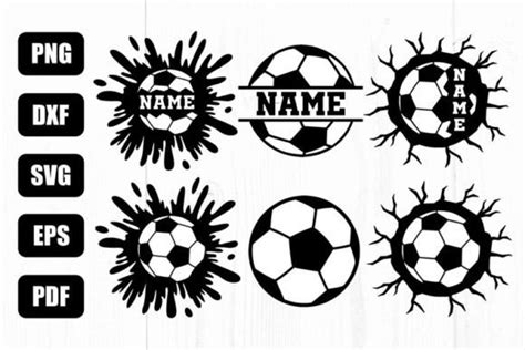 Soccer Svg Bundle Soccer Ball Designs Graphic By Litkedesigns