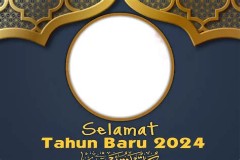 35 Twibbon Ucapan Tahun Baru 2024 Atau Happy New Year Desain Kece Dan