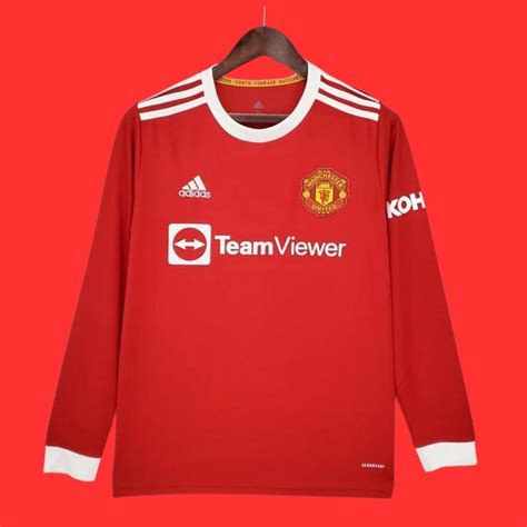 Jual LongSleeve EMYU Home 2021 2022 Ori Jersey MU Baju Sepak Bola LS