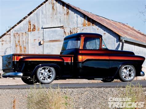 1955 Chevrolet Pickup Stepside Pickup Hotrod Streetrod Hot Rod Street Usa 1600x1200 02 55