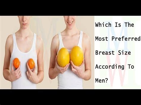 Most Preferred Breast Size According To Men MWH YouTube