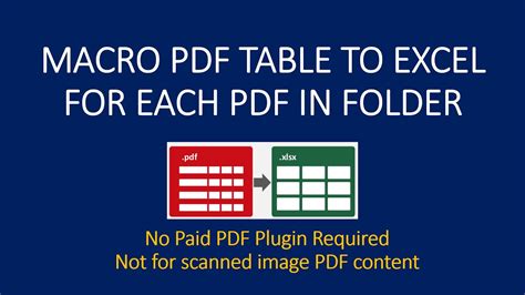 Marco To Read Table From Pdf To Excel How To Extract Pdf Table To