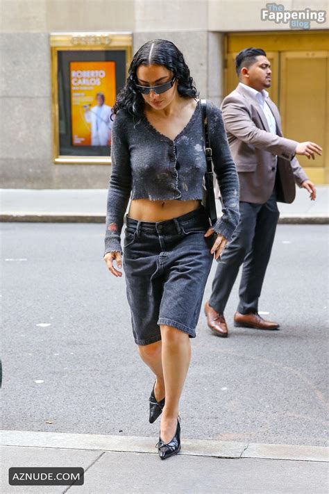 Charli Xcx Sexy Spotted Showing Off Her Hot Nipples Aznude