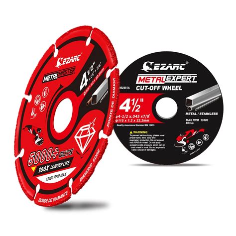 Ezarc Cut Off Wheels Set X X Cutting Wheel Pack