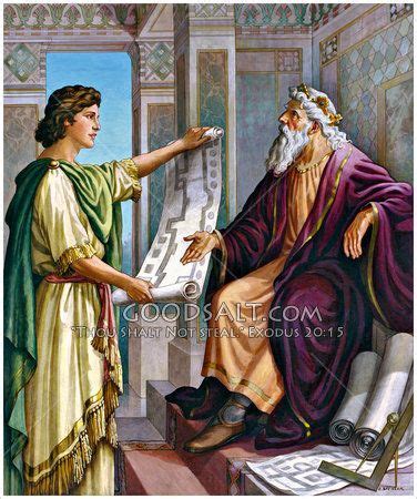 David Charges Solomon to Build the Temple | Ancient babylon, Bible art