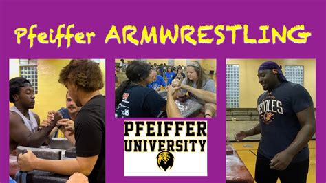 Pfeiffer University Athletics Armwrestling Championship - YouTube