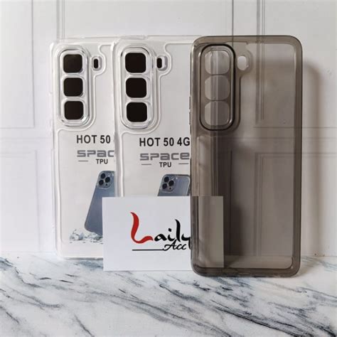 Jual Softcase Infinix Hot G Case Clear Space Bening Hitam Transparan Protect Camera Shopee