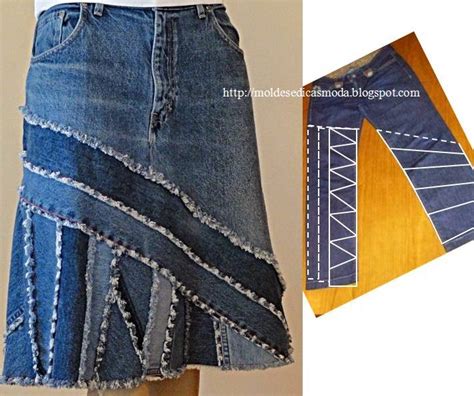 Reciclagem De Cal As Jeans Usadas Cortes E Costura