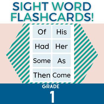 Sight Words Flashcards | Printable Literacy Activity by DailiesPods