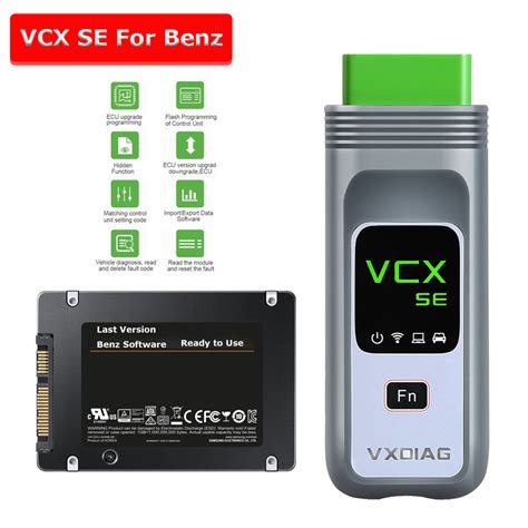 Wifi Vxdiag Vcx Se Benz Diagnostic Programming Tool Free Donet With