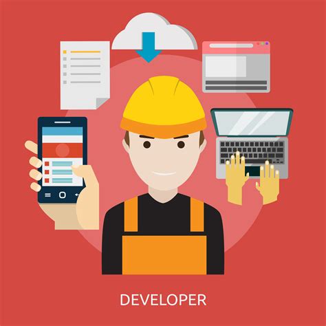 Developer Conceptual Illustration Design Vector Art At Vecteezy