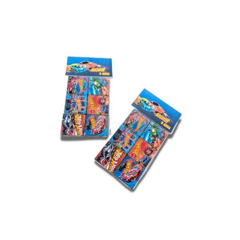 Kit Lembrancinhas de Aniversário Hot Wheels 30 Jogos de mdf