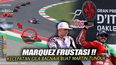 BRUTAL AKIBAT CRASH MARQUEZ FRUSTASI KECEPATAN TERGILA BAGNAIA BUAT