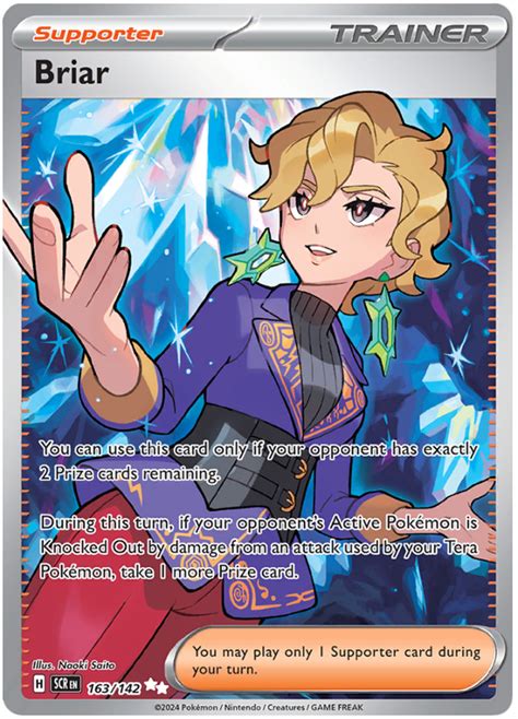 Briar Stellar Crown 163 Pokemon Card