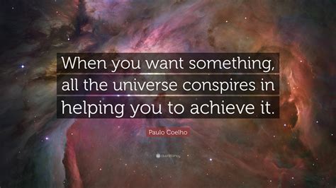 Paulo Coelho Quotes Universe