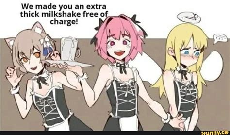 We Made You An Extra Thick Milkshake Free Of Charge Ifunny Anime