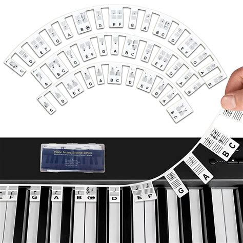 Piano Keys Chart 61 Keys