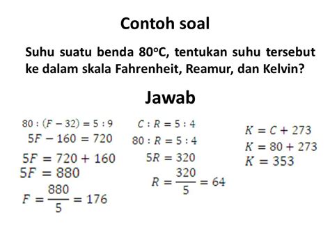 Contoh Soal Suhu Kelas 7 Sinau