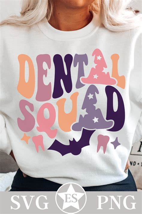 Halloween Dental Svg Spooky Dental Squad Svg Shirt Design