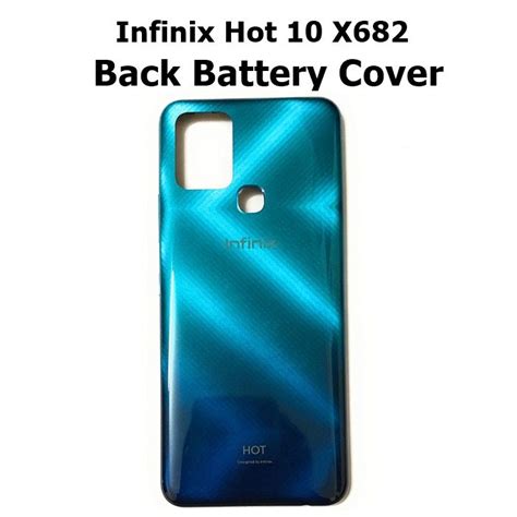 Infinix Hot 10 X682 Back Battery Cover Rear Door Housing Case Back Panel For Infinix Hot 10